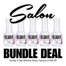 Load image into Gallery viewer, High Definition Glossy Top Coat SALON BUNDLE DEAL