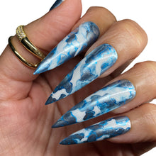 Load image into Gallery viewer, Marble Queen Metallic Inks • AZURE