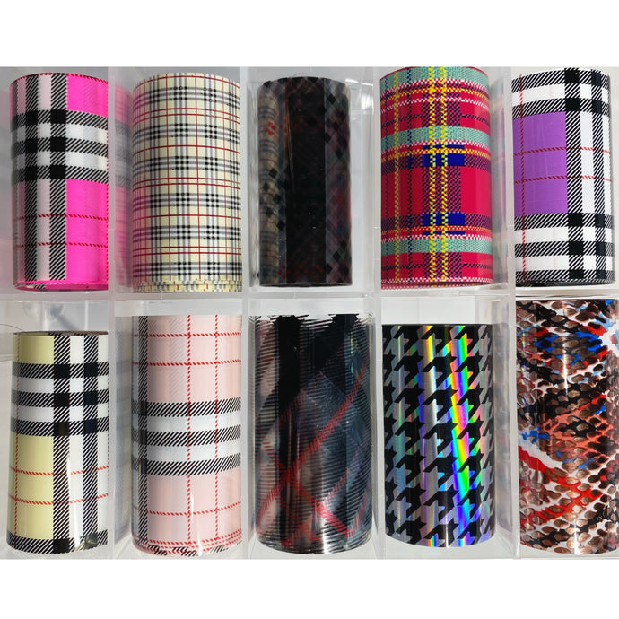 Nail Art Foils • PLAID