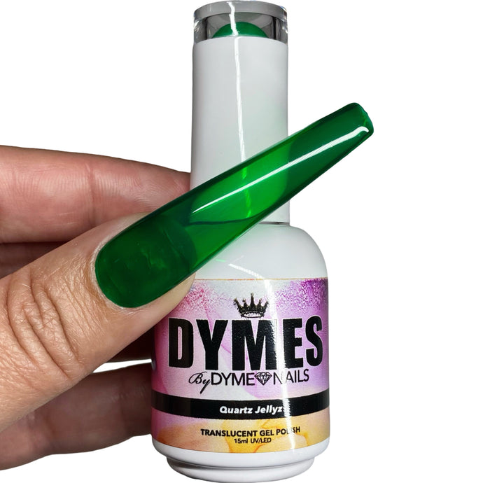 DYMES QUARTZ JELLYZ Gel Polish • KINGS EMERALD