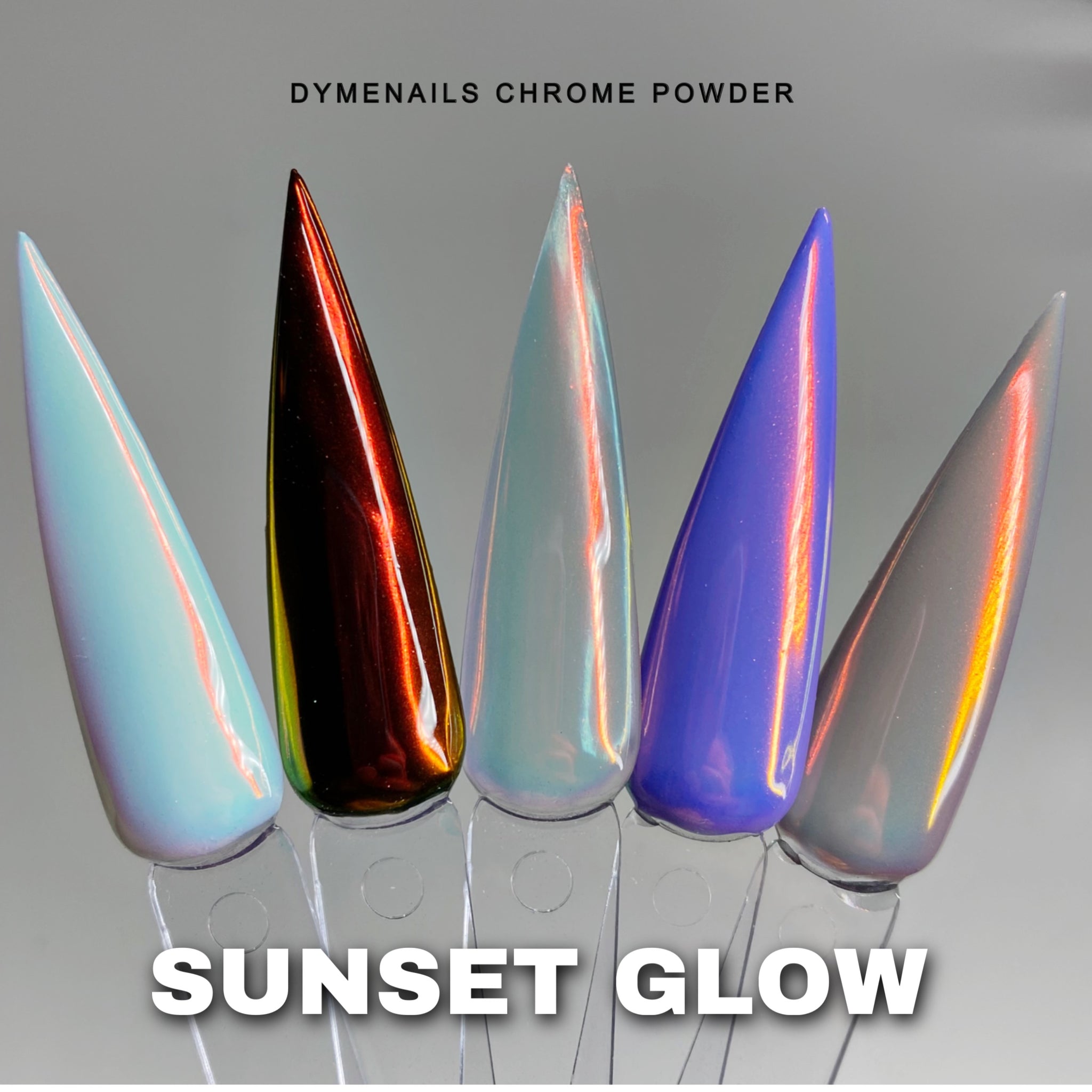 Chrome Powder • SUNSET GLOW – DYMENAILS