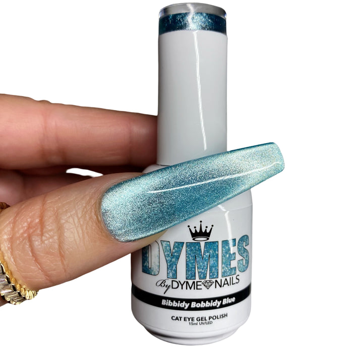 DYMES CAT EYE Gel Polish • BIBBIDY BOBBIDY BLUE