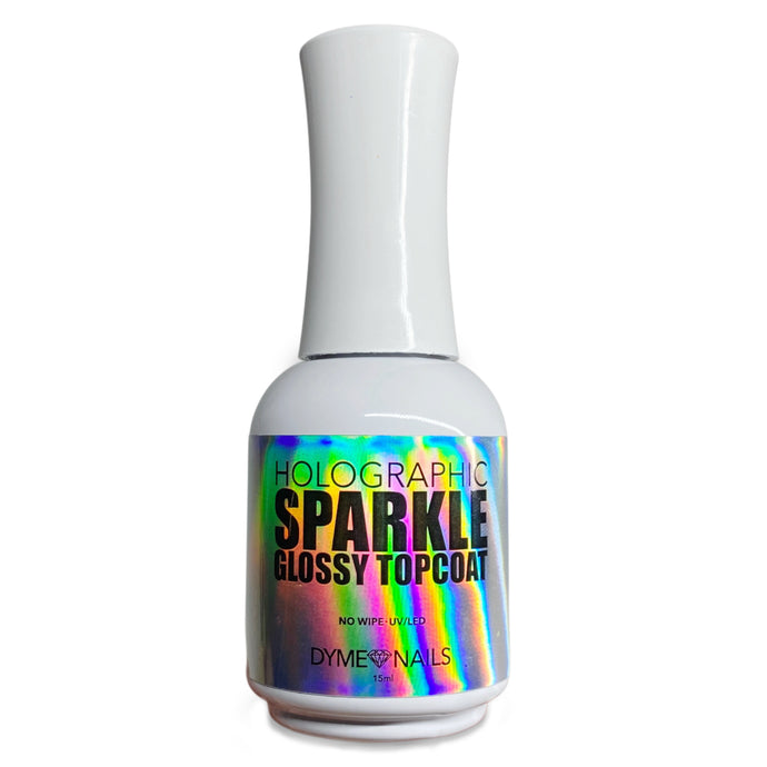 HOLOGRAPHIC SPARKLE Glossy Top Coat