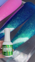 Load and play video in Gallery viewer, EMERALD SHIMMER Glossy Top Coat
