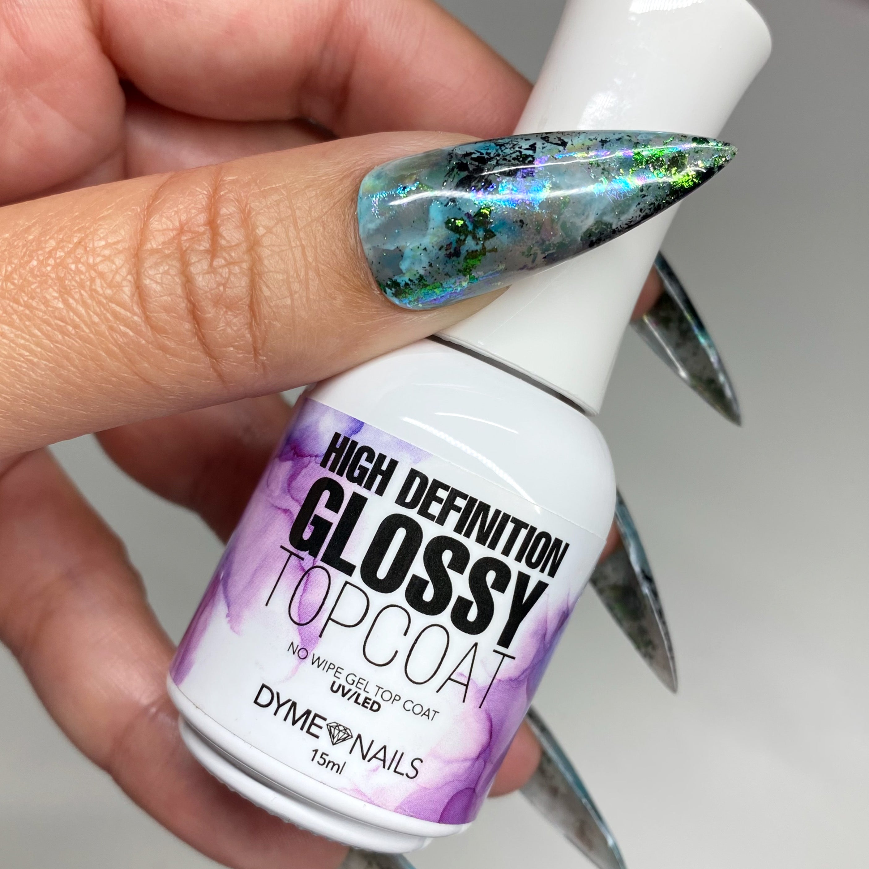 UV/LED - Diamond Gloss Top Coat 15ml - Colour Me Pretty Nails